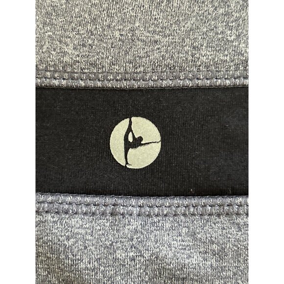 90 Degree By Reflex Womens Active Skort Gray Black Stretchy Activewear Size L - Picture 7 of 7